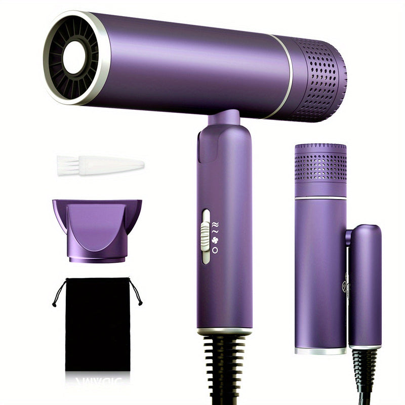 Aerovella Professioneller Ionen-Haartrockner | 1600W Power & Kalt-/Warmfunktion | Mit Diffusor | Antifrizz-Technologie | Blaues LED-Licht