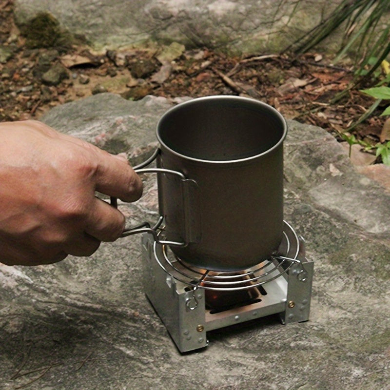 Campingkocher FoldHeat | Faltbar & Ultraleicht | Edelstahl | Für Outdoor-Kochen & Trekking