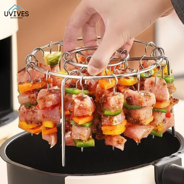 CrispGrill Set – Genießen Sie knuspriges Essen ohne Rauch oder Fett!