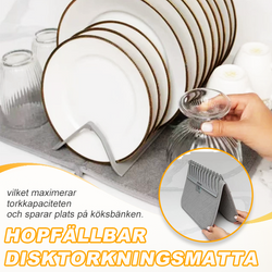 DryDish – Zusammenklappbare Abtropfmatte für eine ordentliche Küche!