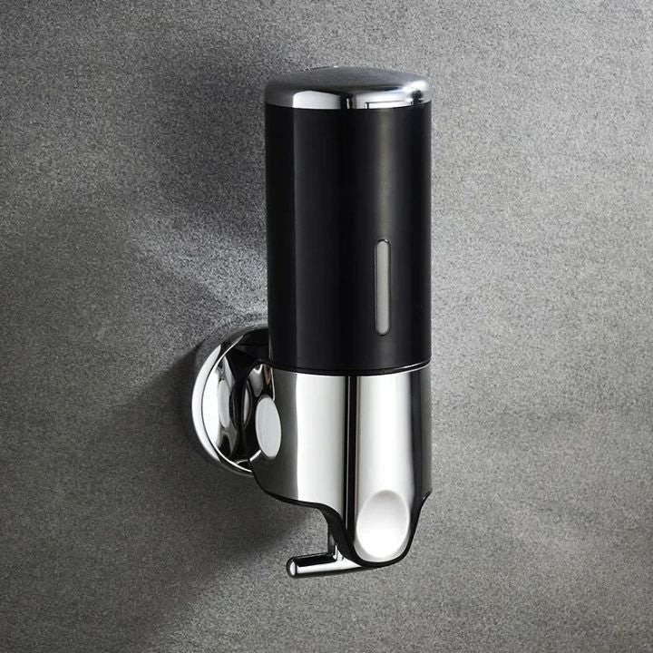Seifenspender Set LuxoPure | Edelstahl Design | 3er Set Wandmontage | Modern & Platzsparend
