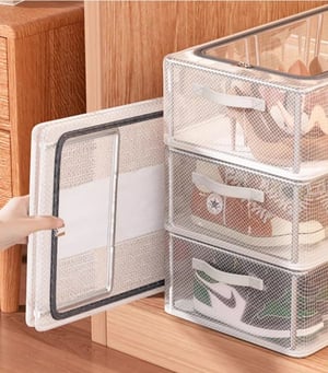 StackaShoe – Der faltbare Ordnungshelfer für Schuhe & Kleidung!