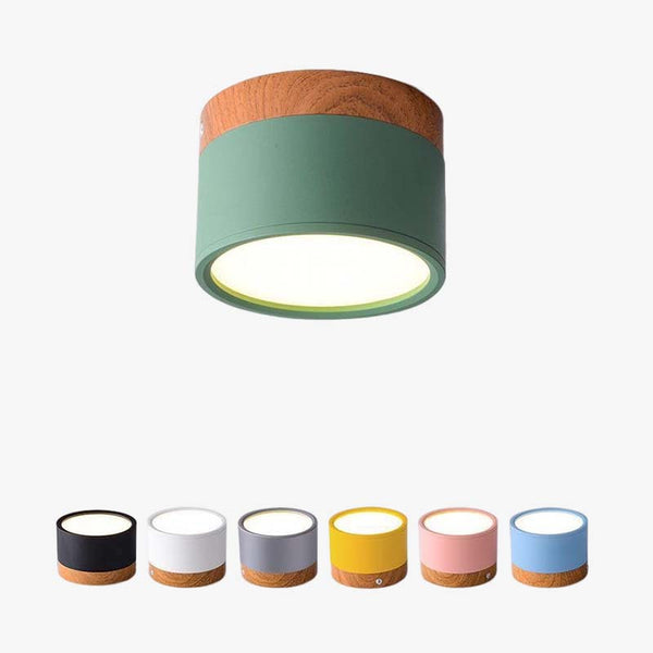 LED Deckenleuchte AuroLuce | Modernes Morandi-Design | Höhenverstellbar | Metall & Acryl