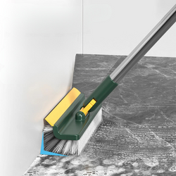 Glazora DuoBrush Reinigungsbürste | 2-in-1 für Böden & Fenster | Mit Drehkopf & Teleskopstiel | Mühelose Sauberkeit