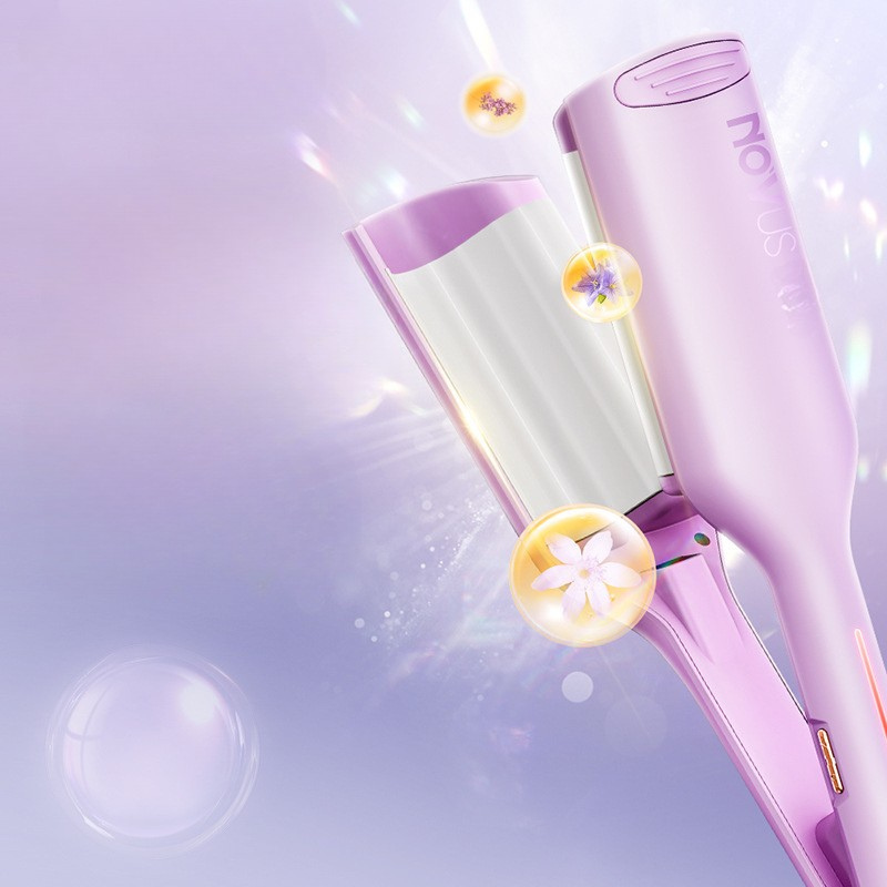 Lockenstyler WaveLiss Pro | Deep Wave Curler 3.2/3.6 cm | Turmalin-Keramik & Ionen-Technologie | Anti-Verbrühung & Schnellaufheizung