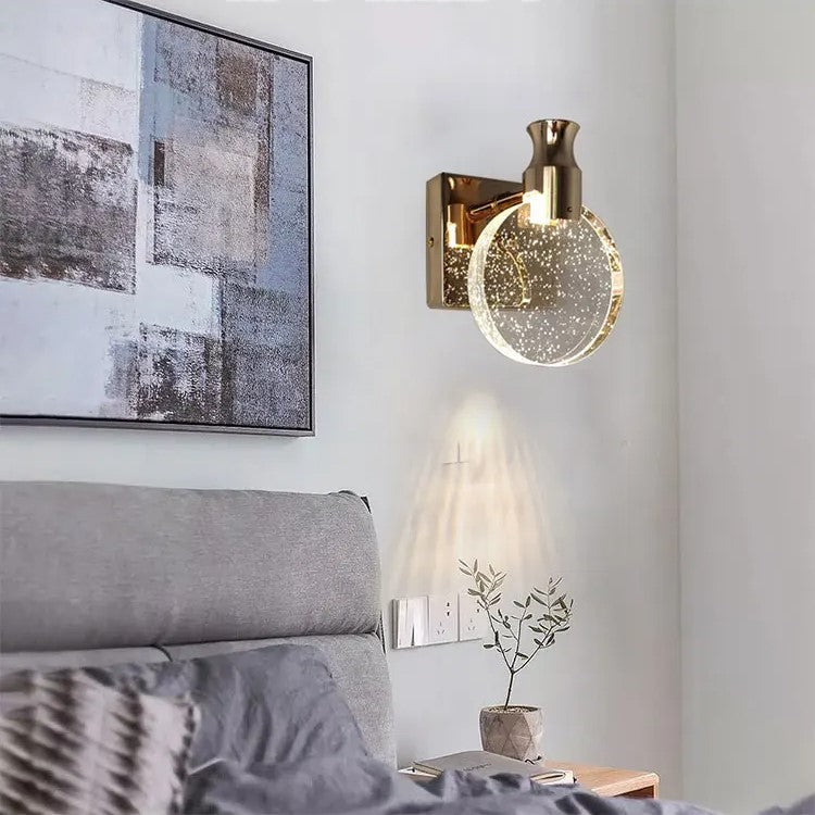 LED Wandleuchte CircuLux | Rundes Design | Sanftes Licht | 13–16 cm Ø