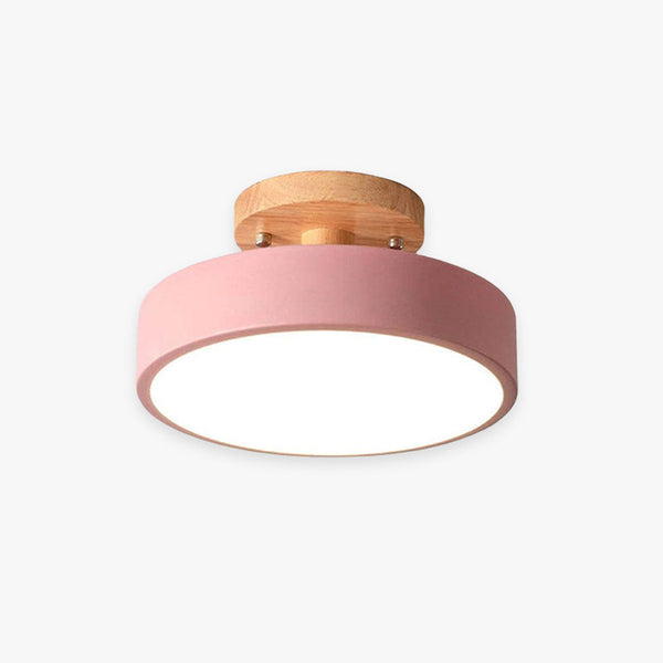 LED Deckenlampe Aurora | Modernes Design aus Holz & Acryl | Energiesparend | Verschiedene Farben