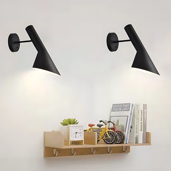 Wandlampe LumiVera Vintage | Nostalgischer Look mit moderner Technik | Robustes Eisen | Für Wohnzimmer, Flur & Essbereich