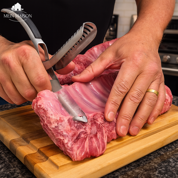 RibStrip Pro – Saubere Schnitte. Mehr Geschmack. Null Aufwand.