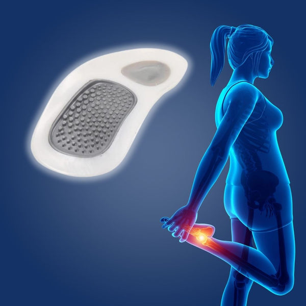 Einlegesohlen OrthoStep ComfortFit | Gegen Fersenschmerzen & Plantarfasziitis | Fußgewölbeunterstützung & Stoßdämpfung