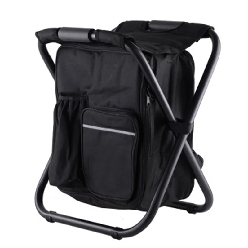 Multifunktionaler Outdoor-Hocker TrekChill SeatCooler | Faltbarer Campingstuhl mit integrierter Kühlbox | Wasserdicht & Tragbar | 150 kg Belastbarkeit