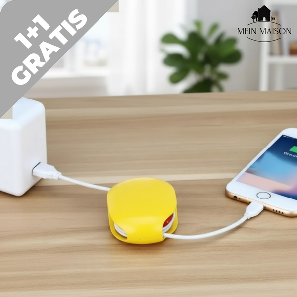 1+1 GRATIS | CableEase – Kabelsalat sofort mit nur einem Knopfdruck beseitigen!