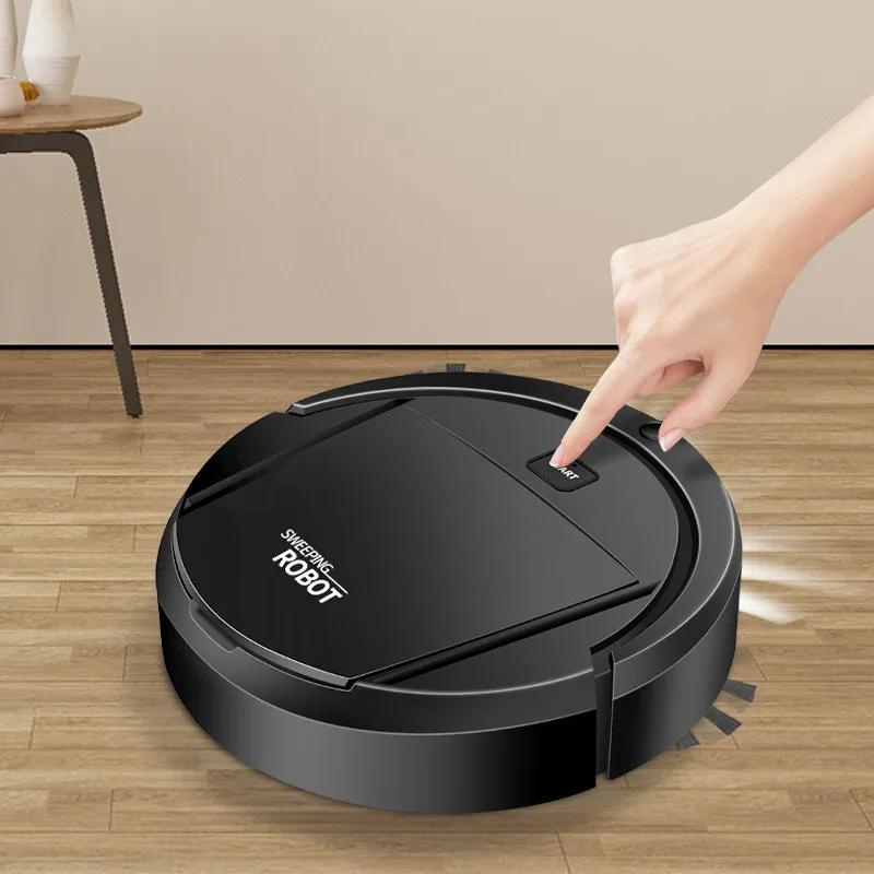 Cleaniq Bot Saugroboter 3-in-1 | Saugt, Wischt & Kehren | Leise & Kompakt | USB-Aufladung