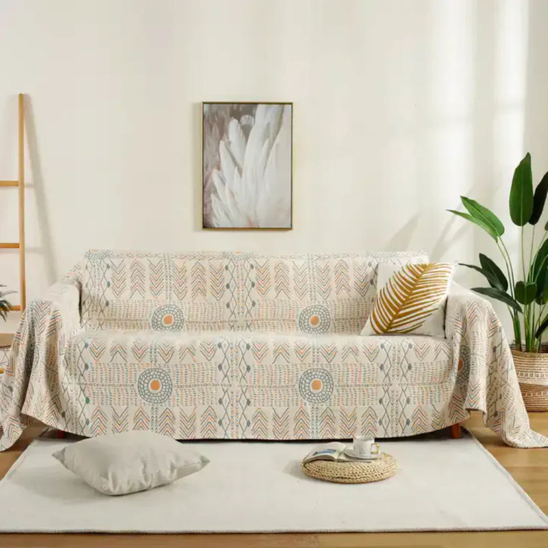 Mandoria Boho-Wendedecke | Mandala-Design | Beidseitig Nutzbar & Kuschelig Weich | 150×200 cm / 200×230 cm