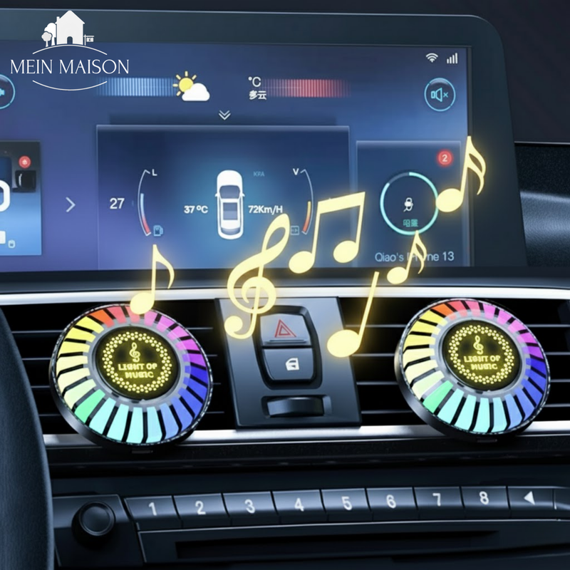 GlowRide FX – Veredeln Sie Ihr Auto mit Musik, Licht und Duft!