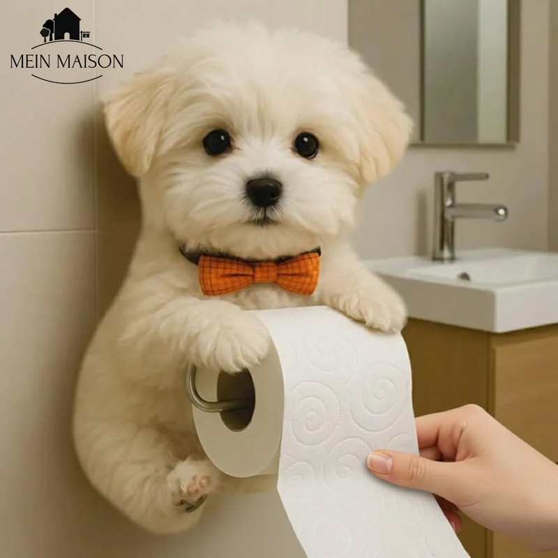 PawRoll – Der tierisch charmante Klopapierhalter!