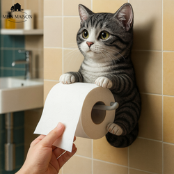 PurrRoll – Der charmante Katzen-Toilettenpapierhalter!