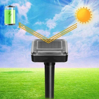 SonicGrün Solar Tiervertreiber mit Ultraschall | Gegen Mäuse, Maulwürfe & Schlangen | Wetterfest & Umweltfreundlich