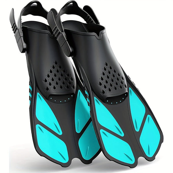 Schnorchelflossen SeaVana Glide | Verstellbar & Kurz | Offene Ferse | Für Reisen & Freizeit | Unisex