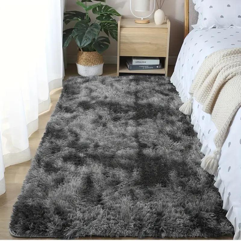 Weicher Teppich | Tie-Dye Design | Rutschfest & Flauschig | 80x120 cm