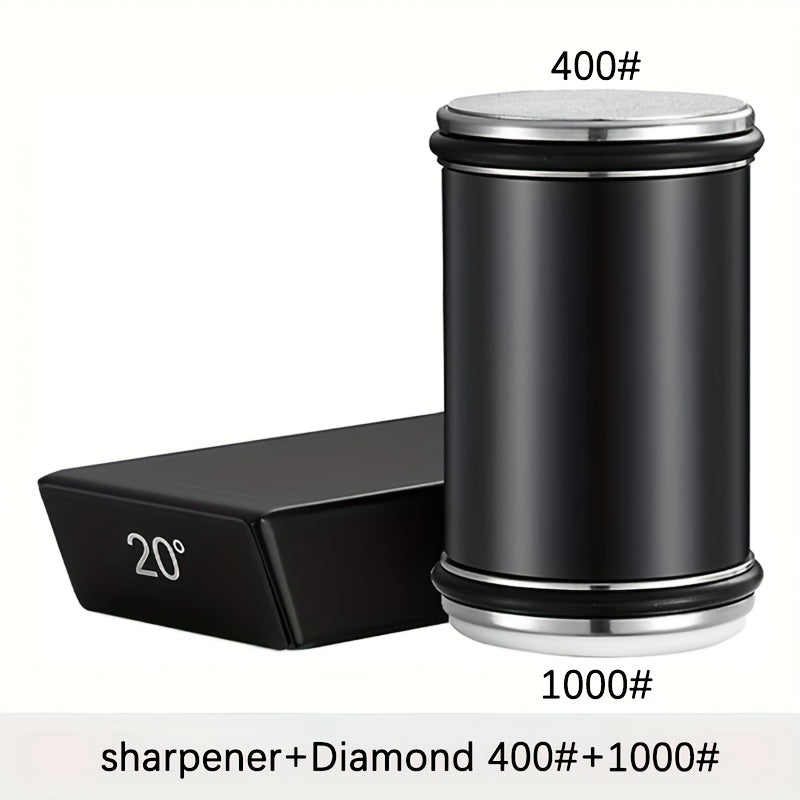 Schleifstein-Set EdgeCraft DuoSharp | Diamantstein mit Magnet-Halterung | 15° & 20° Schleifwinkel | Holz & Metall