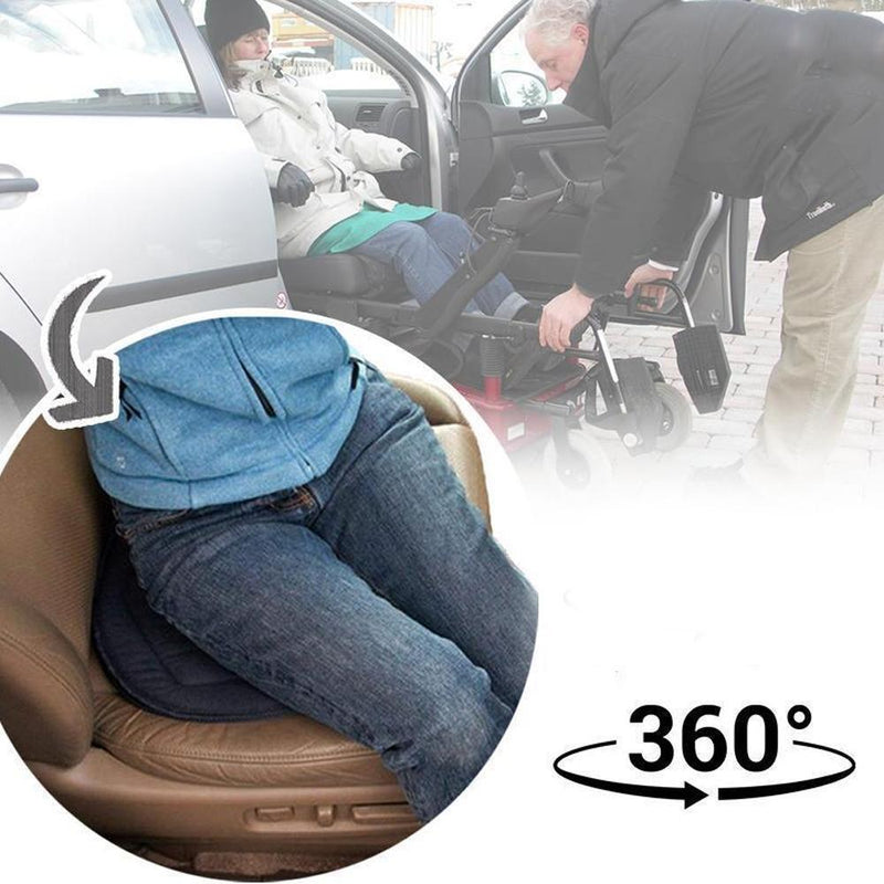 Rotaseat 360° Drehbares Sitzkissen | Ergonomisch & Rutschfest | Für Auto, Büro & Zuhause | Rückenschonend & Bequem