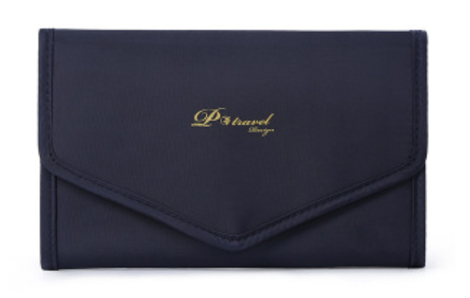 Lunavia Schmucktasche | Faltbarer Reise-Organizer | Kratzschutz & Anti-Verwickel-System | Samtbeige