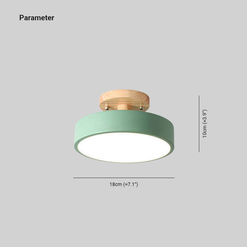LED Deckenlampe Aurora | Modernes Design aus Holz & Acryl | Energiesparend | Verschiedene Farben