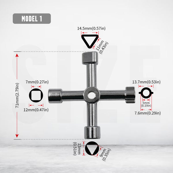 1+1 GRATIS | KeyWrench – Einzelner Schlüssel für zahlreiche Anwendungen