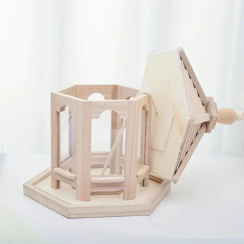 Avinora DIY Vogelhaus | Hängendes Holz-Vogelhäuschen zum Bemalen | Dekorativ & Umweltfreundlich | Für Innen & Außen