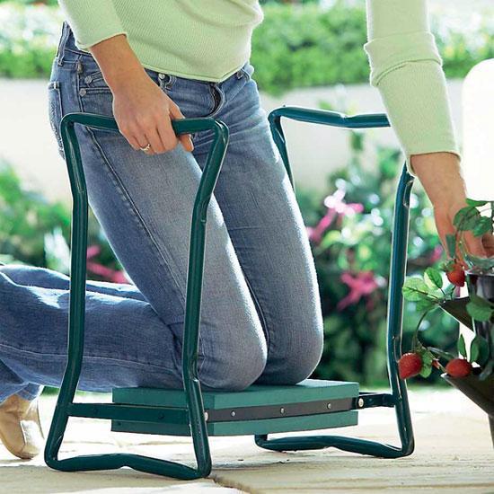 GardenEase - Gartenknieschleifer und Zitter mit Werkzeugtasche