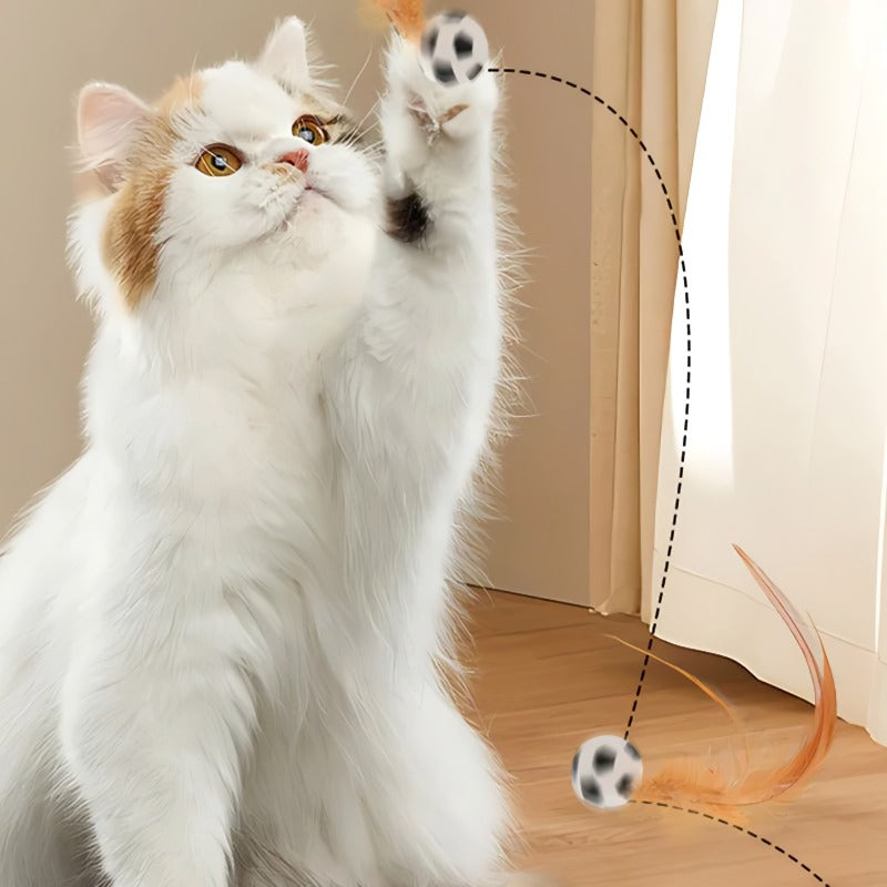 FeatherBounce – Spannender Spielspaß für energiegeladene Katzen!