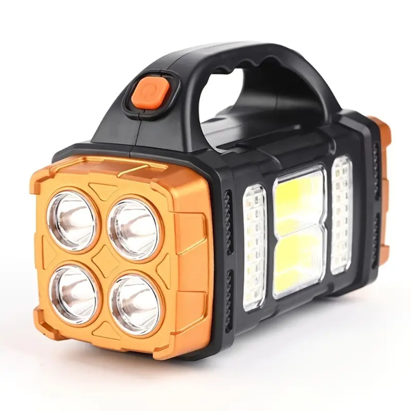 Notlicht Taschenlampe SOLMAX | 3-in-1 Powerbank & Solarlampe | IP44 Wasserdicht | 230 g