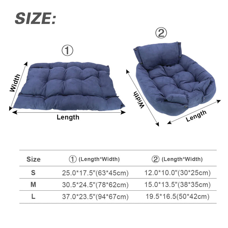 WarmDog 3-in-1 Bett – Gemütlicher Komfort und Glück für Ihr Haustier!