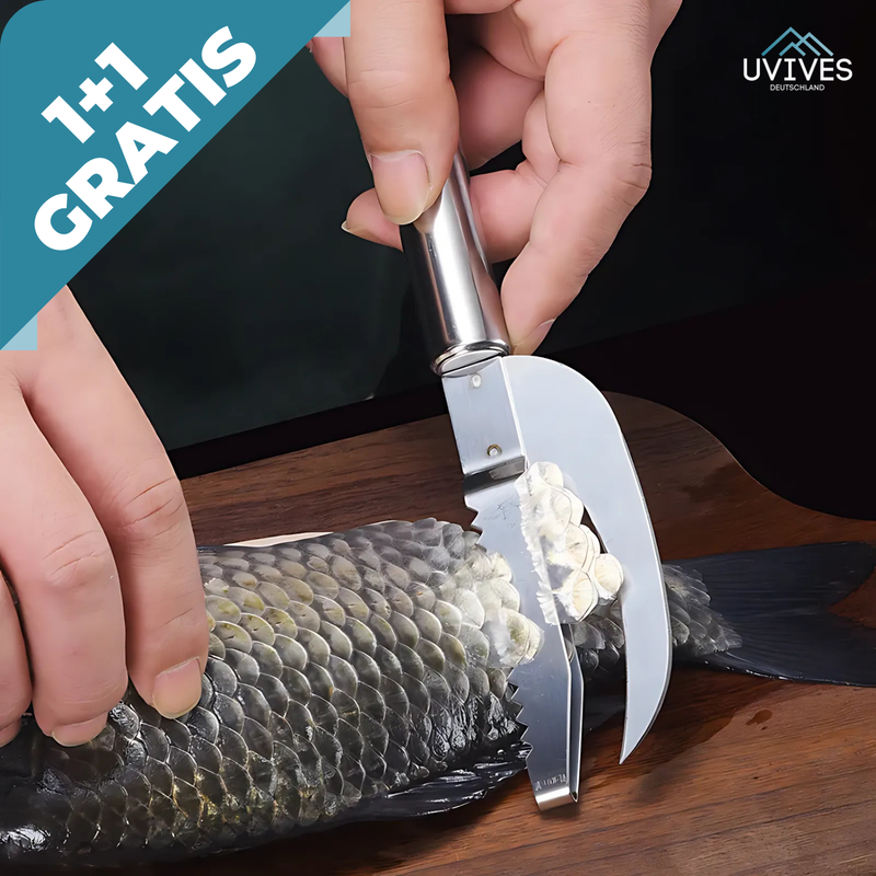 1+1 GRATIS | ScaleMaster 3in1 – Mühelose frische Fischzubereitung!