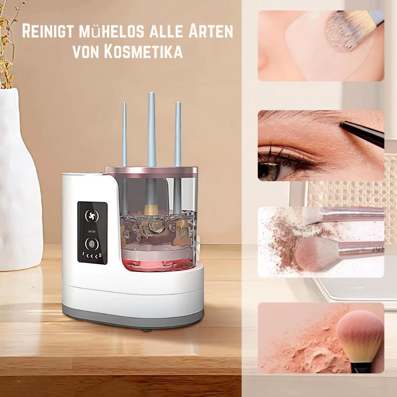 BrushGlam – Erreichen Sie strahlend saubere Pinsel in Sekundenschnelle!