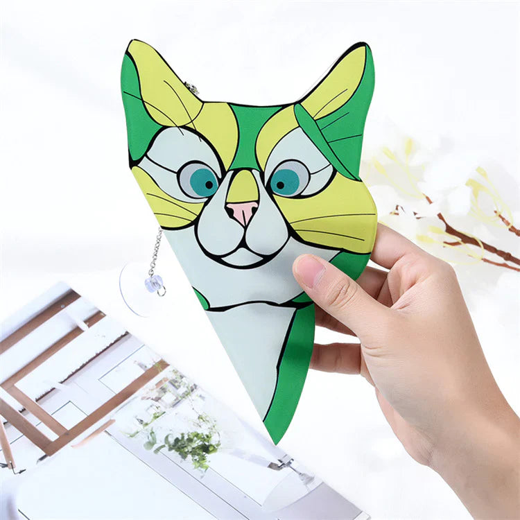 CatPeek – Handgefertigter Katzen-Sonnenfänger für Ihr Fenster!