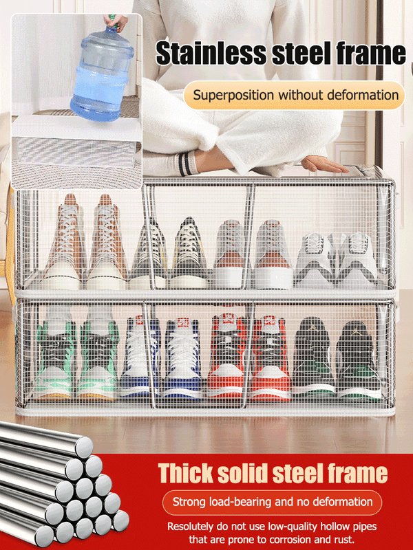 StackaShoe – Der faltbare Ordnungshelfer für Schuhe & Kleidung!