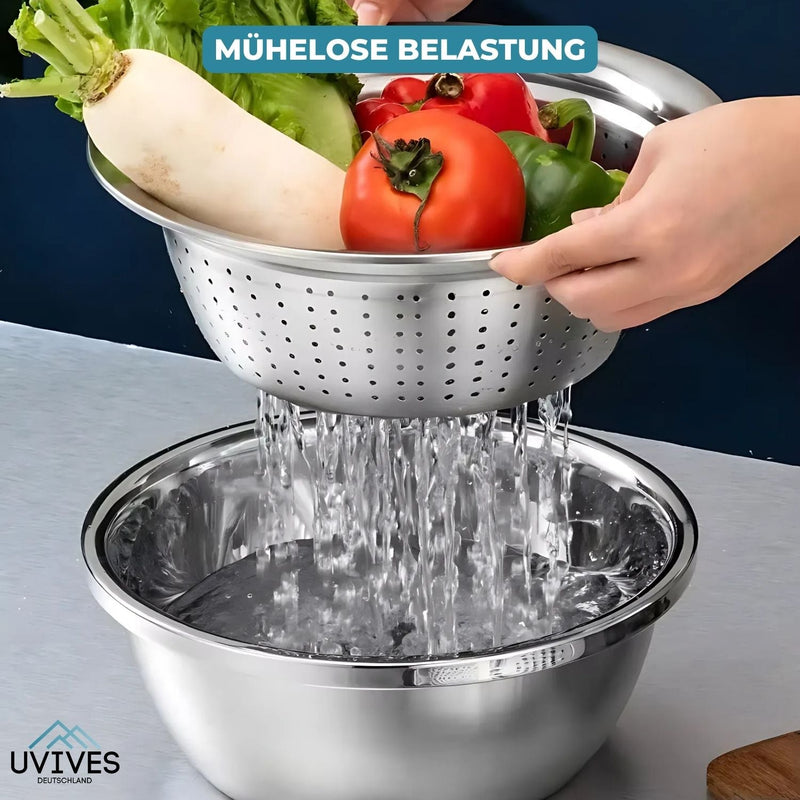 GrateBasin - 6-in-1-Becken aus Edelstahl