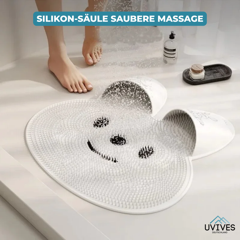 FootFluff – Wellness-Fußmatte mit Scrubber!