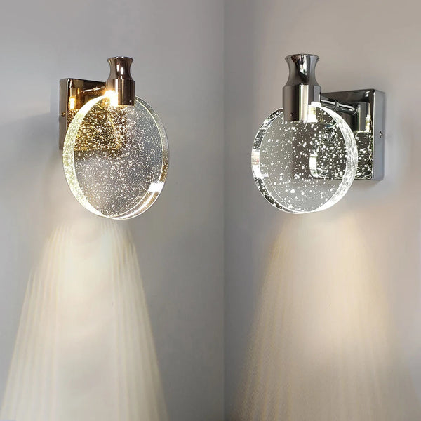 LED Wandleuchte CircuLux | Rundes Design | Sanftes Licht | 13–16 cm Ø