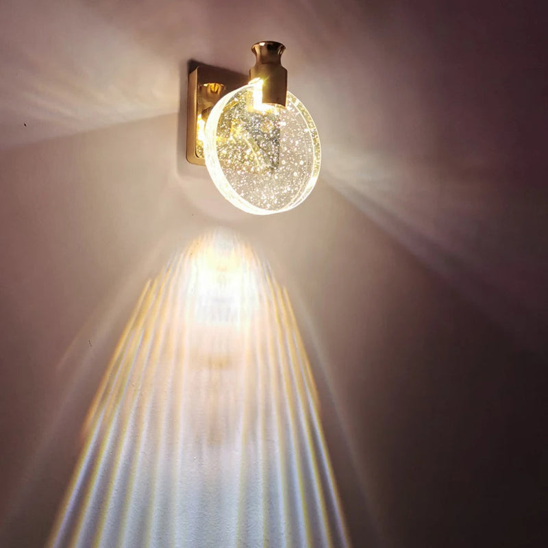 LED Wandleuchte CircuLux | Rundes Design | Sanftes Licht | 13–16 cm Ø