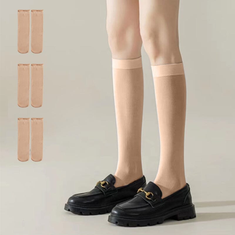 5+5 GRATIS | CrystalSocks - Unsichtbare, rutschfeste Crystal Silk Socken