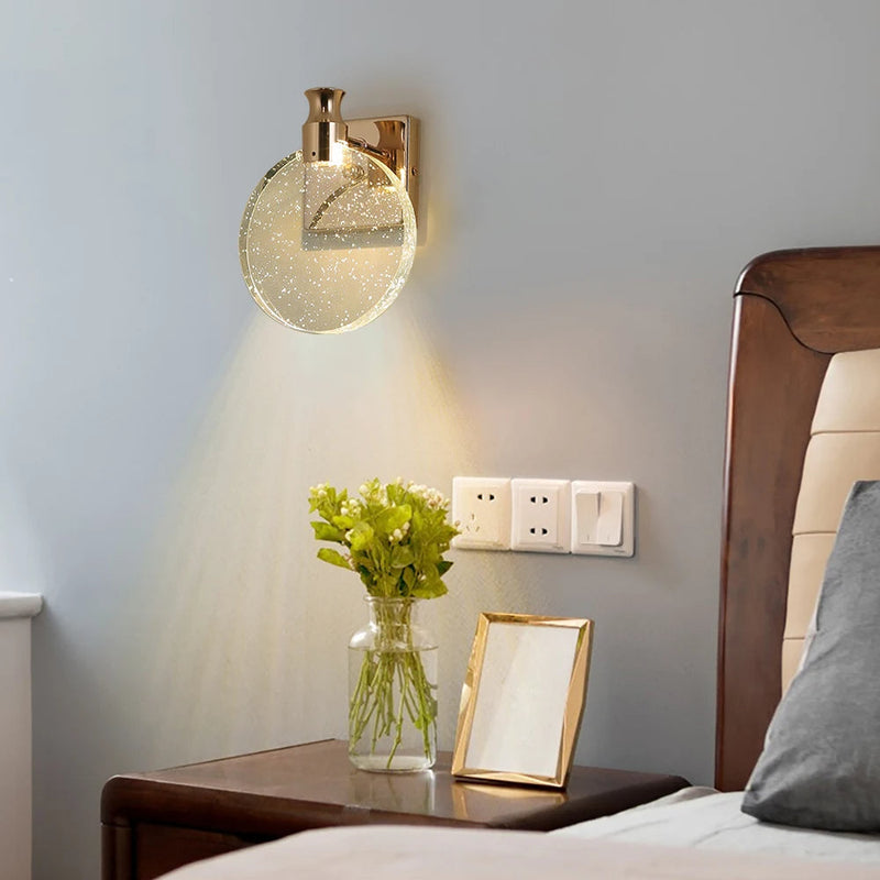 LED Wandleuchte CircuLux | Rundes Design | Sanftes Licht | 13–16 cm Ø