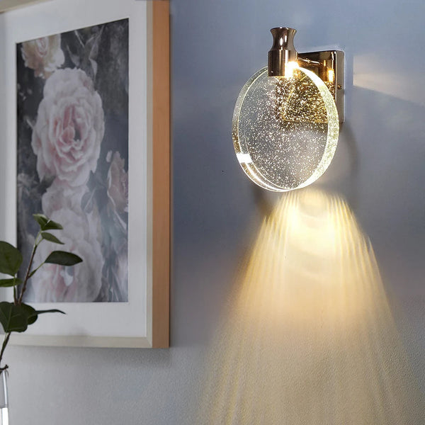 LED Wandleuchte CircuLux | Rundes Design | Sanftes Licht | 13–16 cm Ø