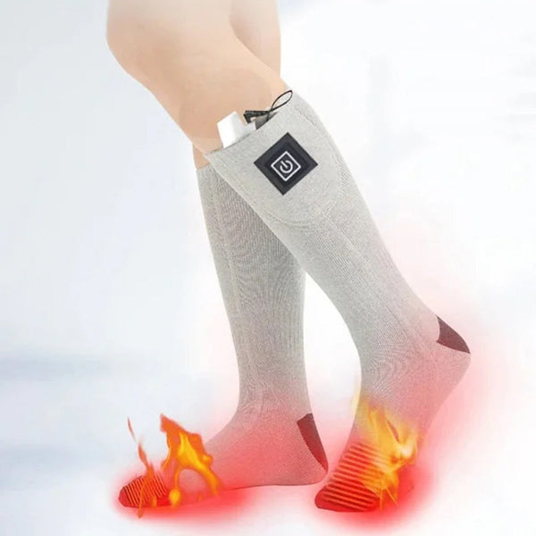 Beheizte Socken ThermoLuxe | Wiederaufladbar | Einstellbare Temperatur | Bis zu 8 h Wärme