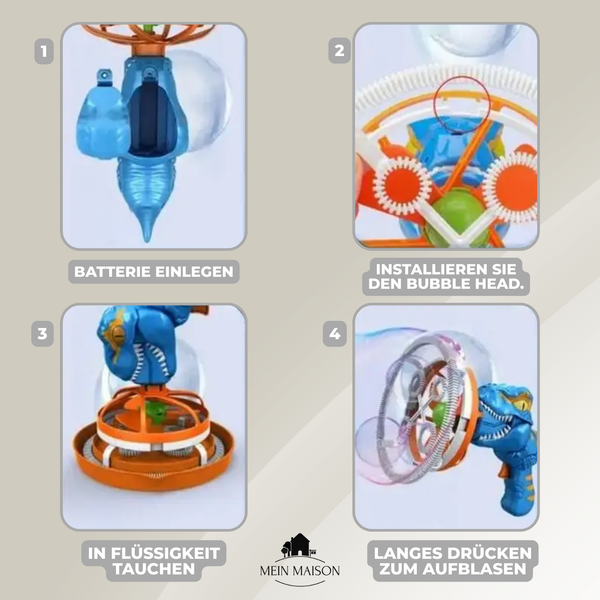 DinoBubbles – Magischer Blasenspaß für kleine Abenteurer!