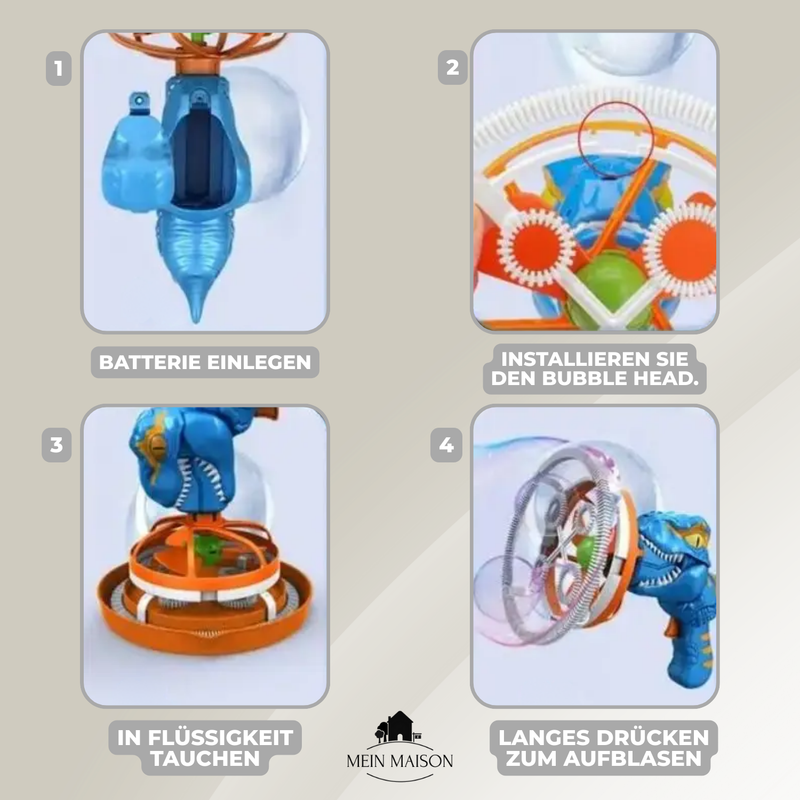 DinoBubbles – Magischer Blasenspaß für kleine Abenteurer!
