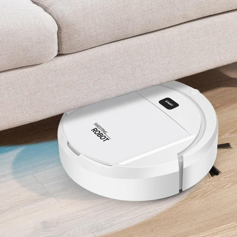 Cleaniq Bot Saugroboter 3-in-1 | Saugt, Wischt & Kehren | Leise & Kompakt | USB-Aufladung
