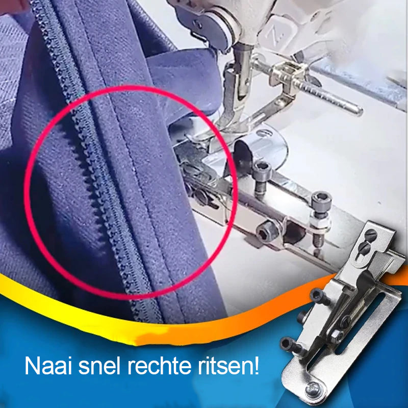 ZipFix - Reißverschlussfuß zur Positionierung der Stichlinie